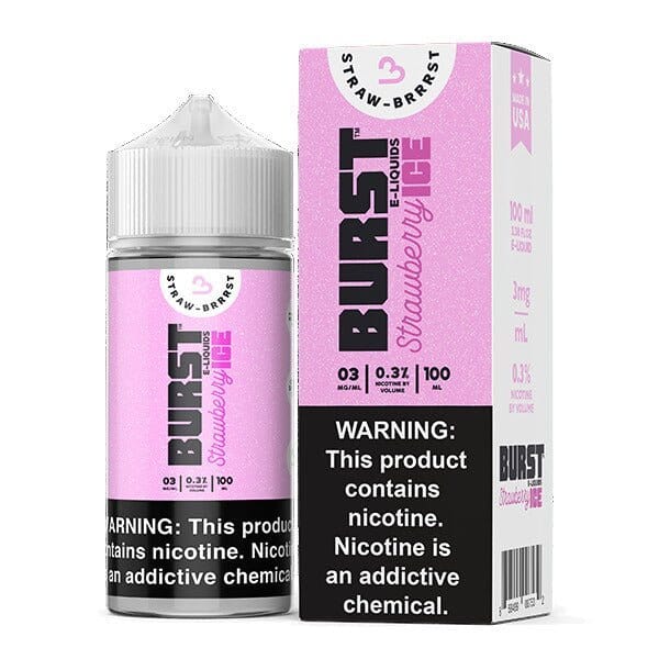 Strawberry Ice by Burst Series 100ml with Packaging