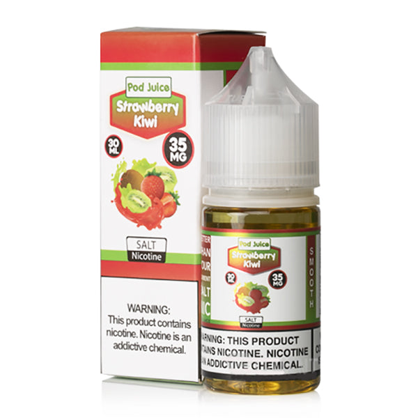 Strawberry Kiwi by Pod Juice Salts Series 30ml with packaging