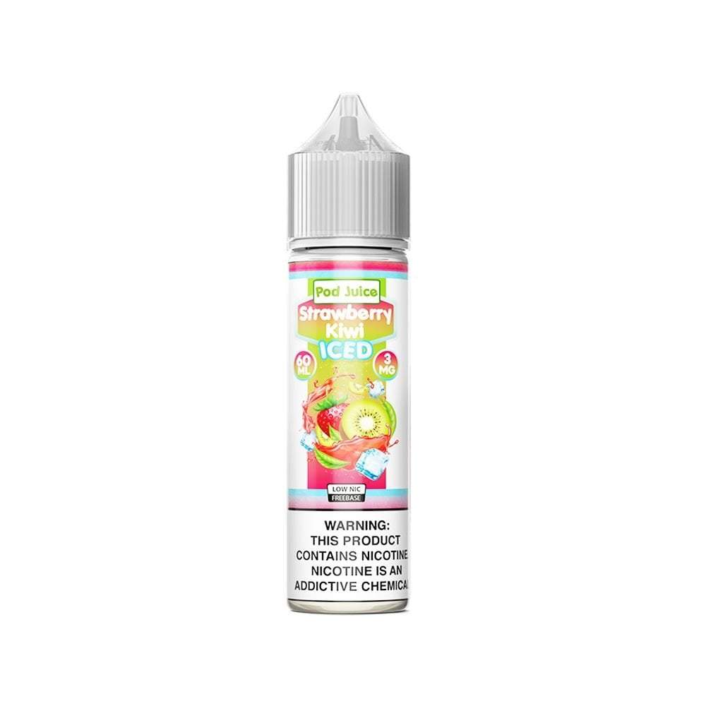 Strawberry Kiwi Iced by Pod Juice E-Liquid 60ml bottle