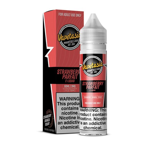 Strawberry Parfait by Vapetasia 60ml with Packaging