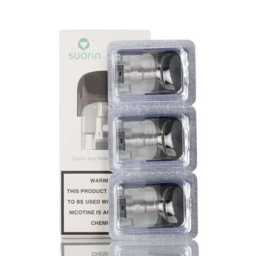 Suorin Ace Replacement Pods (3-Pack) with packaging