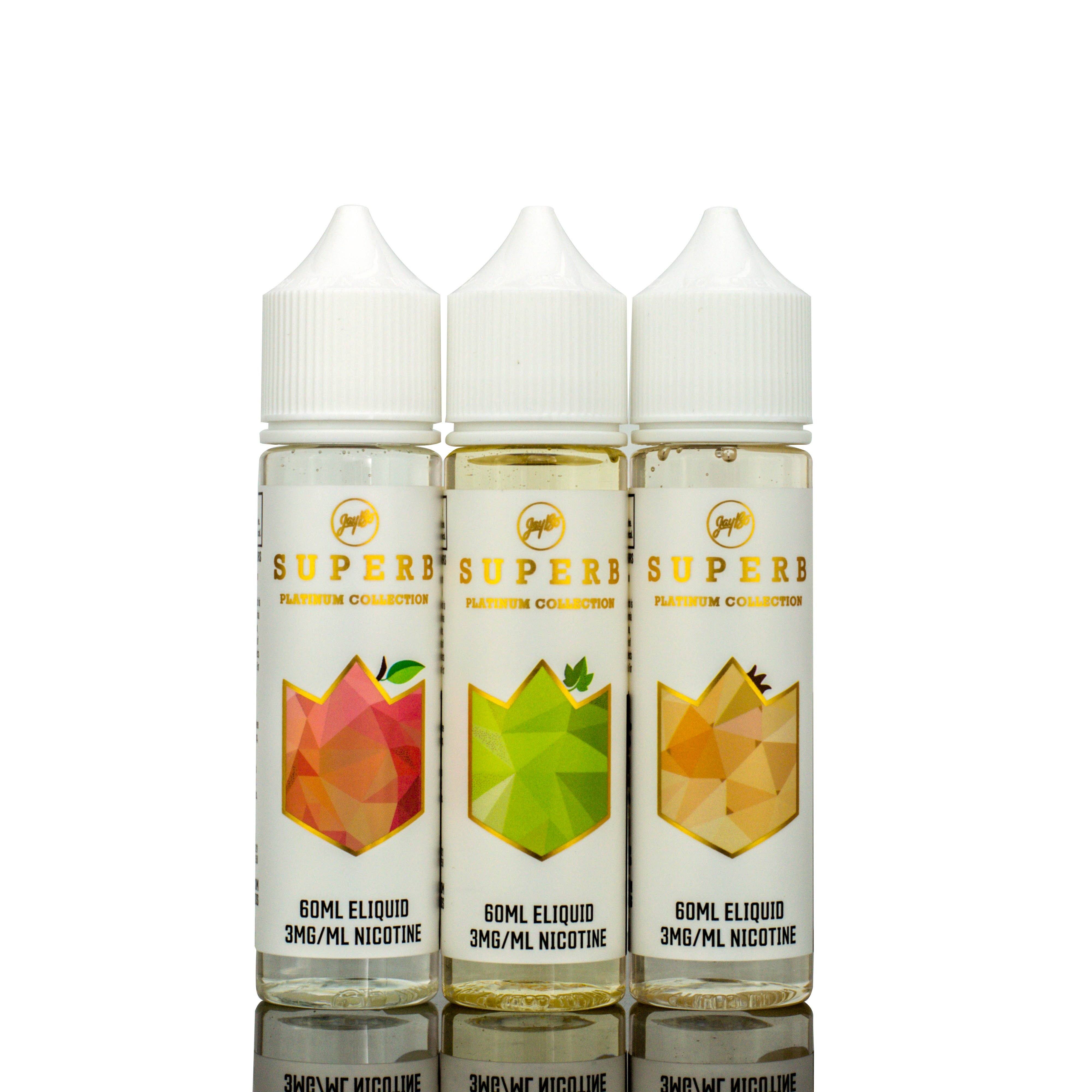 SUPERB X JAYBO PLATINUM COLLECTION 60ML eLiquid Group Photo