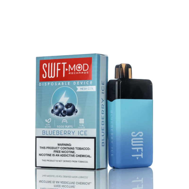 SWFT Mod Disposable | 5000 Puffs | 15mL blueberry ice with packaging