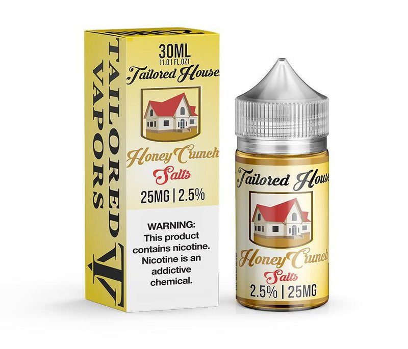 TAILORED HOUSE | Honey Crunch 30ML eLiquid with packaging