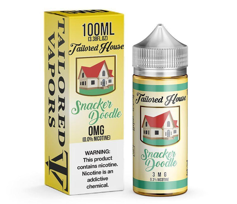 Snacker Doodle by Tailored House E-Liquid 100mL with packaging