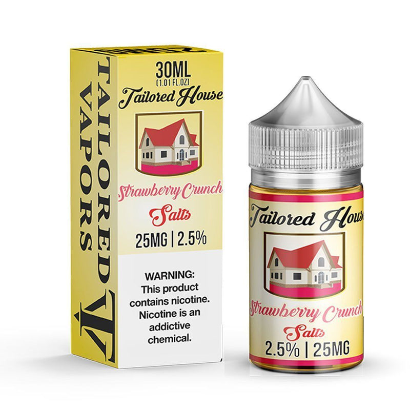 TAILORED HOUSE | Strawberry Crunch 30ML eLiquid with packaging