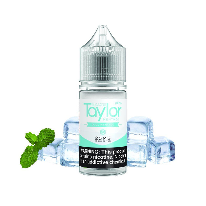 Cool Menthol by Taylor Fruits Salts 30ml bottle with background