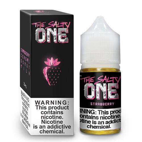 Strawberry by THE SALTY ONE E-Liquid 30ml with packaging