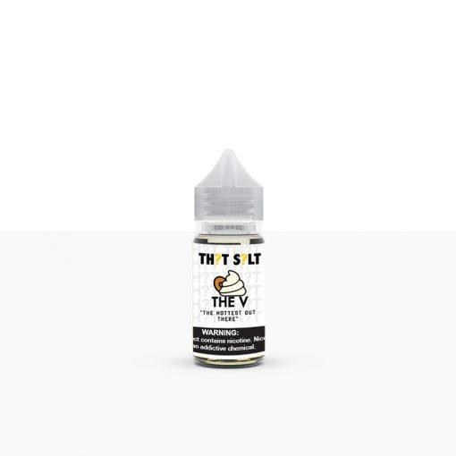 The V by THOT SALT 30ML eLiquid bottle