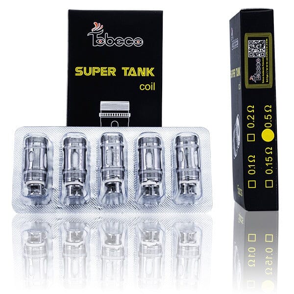 Tobeco Super Tank Replacement Coils (Pack of 5) 0.5 ohm