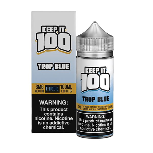 Trop Blue by Keep It 100 Synthetic 100ml with packaging