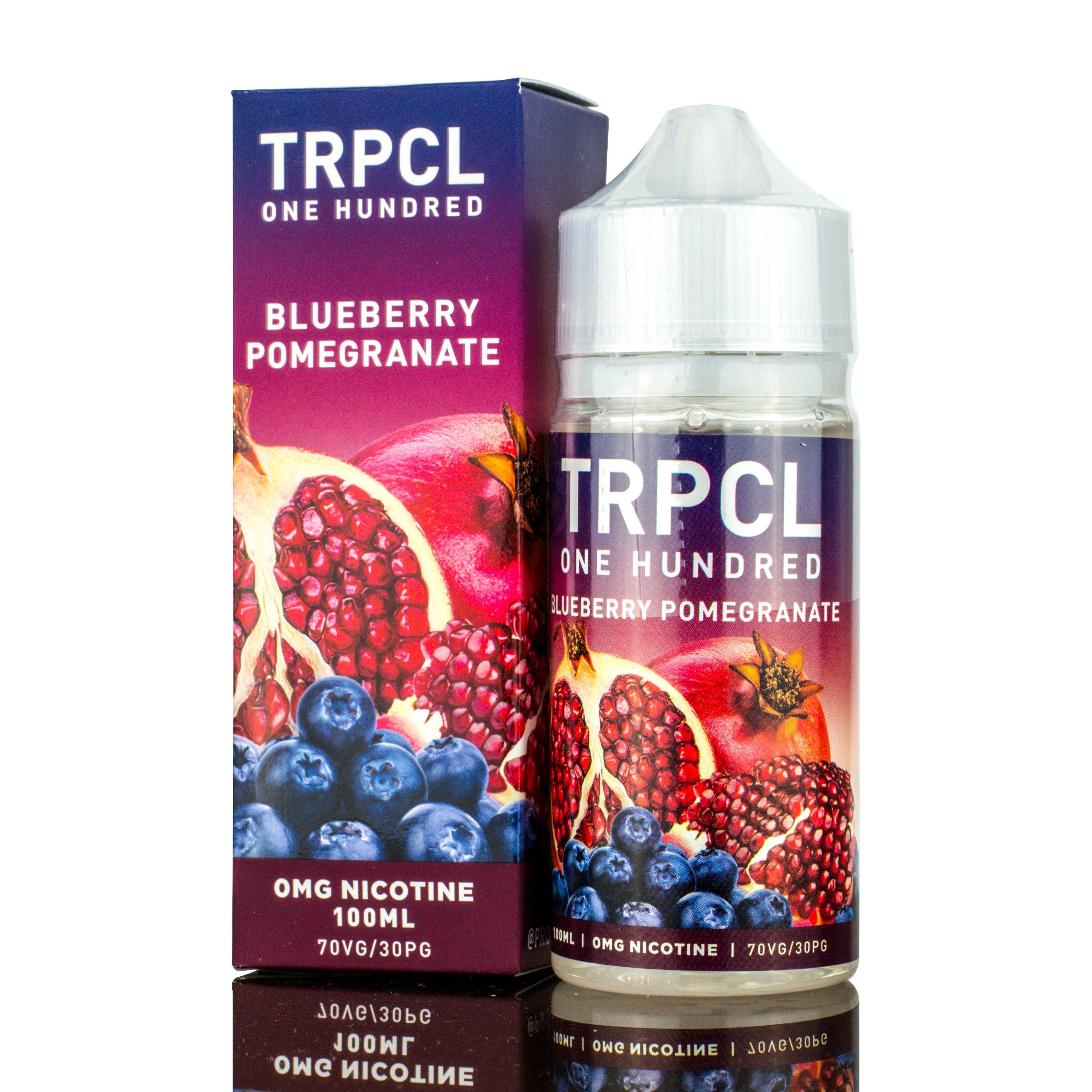 Blueberry Pom by TRPCL ONE HUNDRED 100ml with packaging