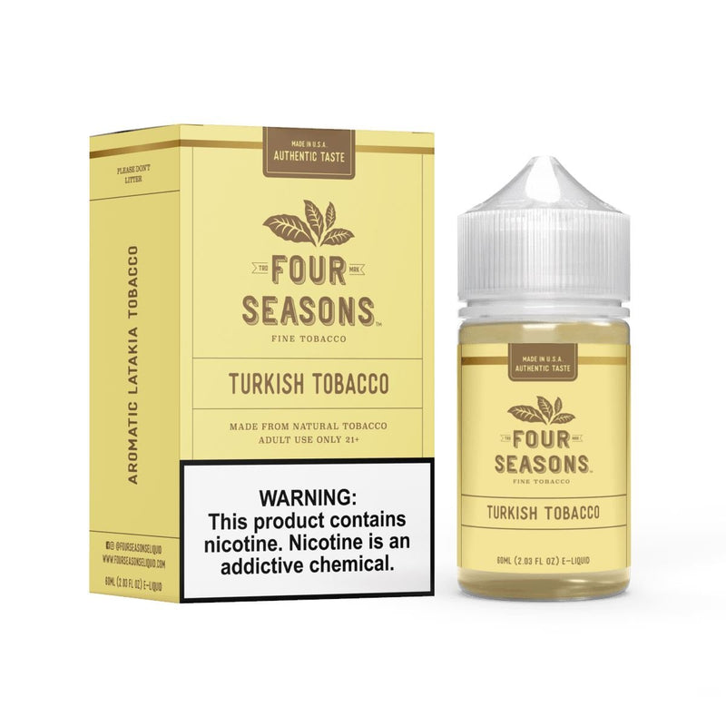 Turkish Tobacco by Four Seasons 60mL with Packaging