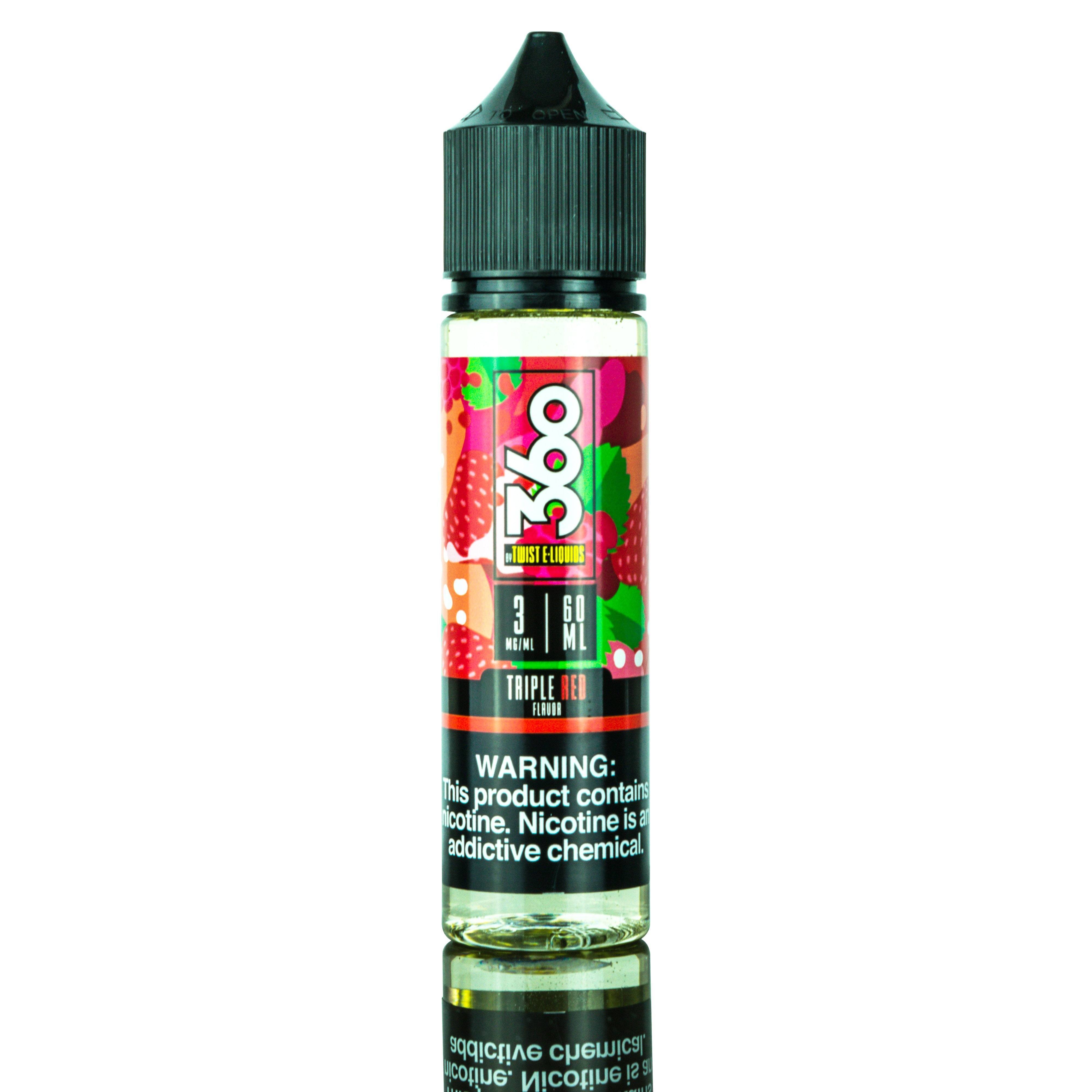 TWIST 360 | Triple Red 60ML eLiquid bottle