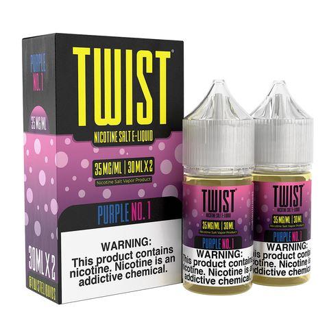 Purple No. 1 by Twist Salt E-Liquids 60ml with packaging