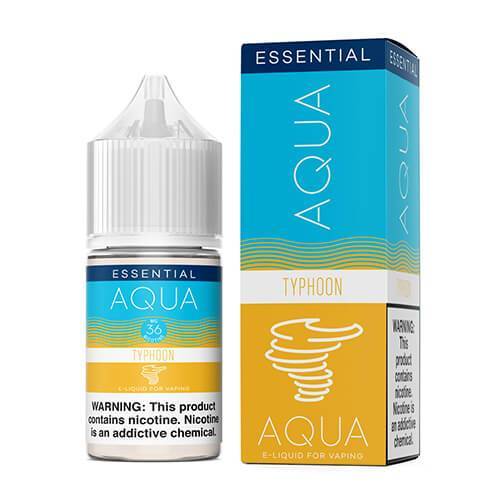 Typhoon by Aqua Essential Synthetic Salt Nic 30mL with packaging
