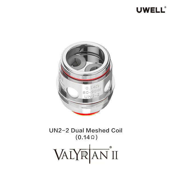 Uwell Valyrian 2 Replacement Coils (Pack of 2) 0.14 ohm