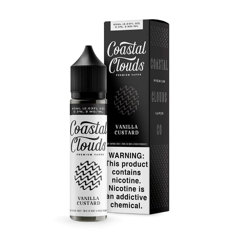 Vanilla Custard by Coastal Clouds TFN E- Liquid with Packaging