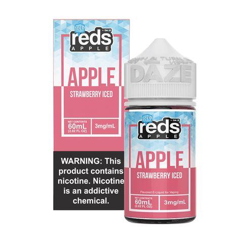 Reds Strawberry Iced by Reds Apple Series 60ml with packaging