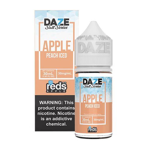 Reds Apple Peach Iced by Reds Salt Series 30ml with packaging