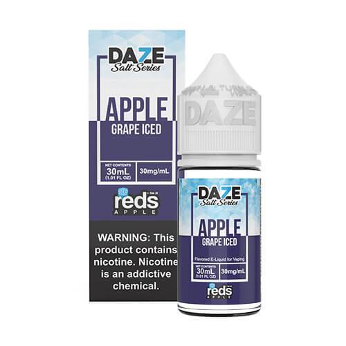 Reds Grape Iced by Reds Salt Series 30ml with packaging