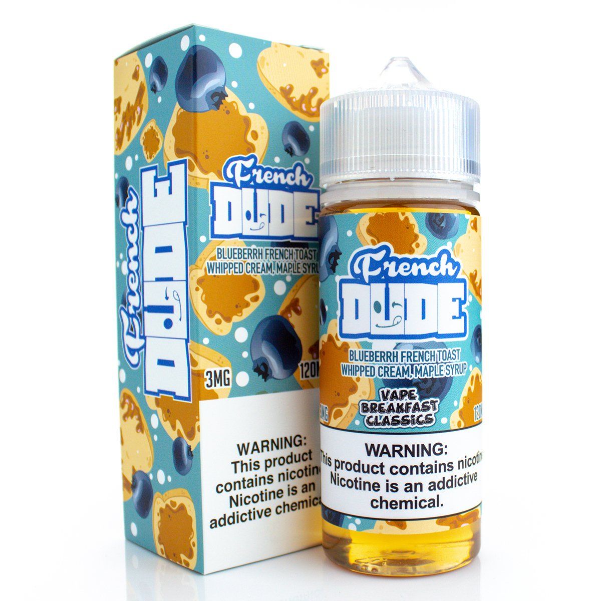 French Dude by Vape Breakfast Classics 120ml with packaging