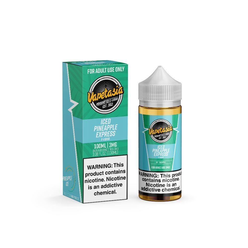 Iced Pineapple Express by Vapetasia 100ml with packaging