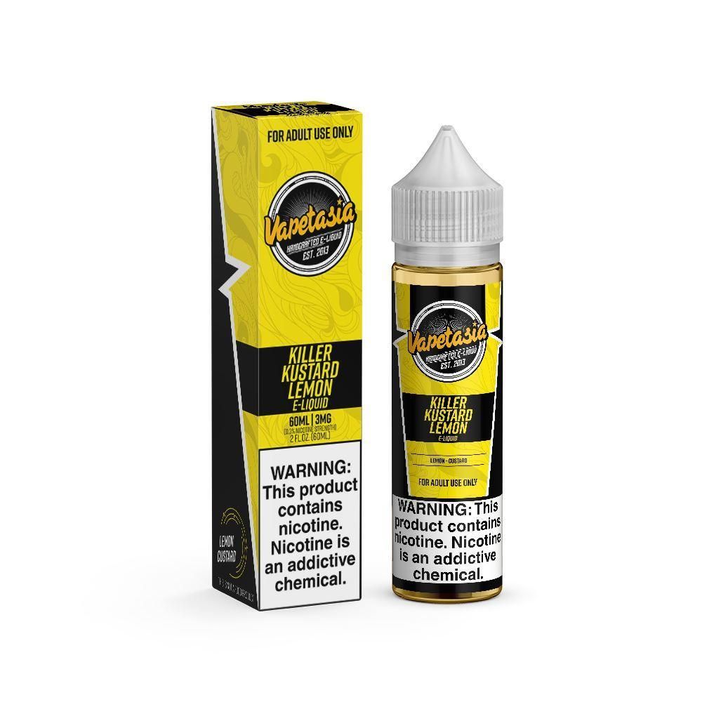 VAPETASIA | Killer Kustard Lemon 60ML eLiquid with packaging
