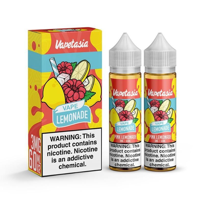 VAPETASIA | Pink Lemonade 2X60ML eLiquid with Packaging