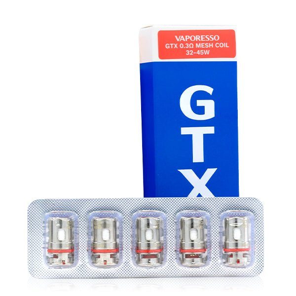 Vaporesso Target PM80 GTX Coils (5-Pack) - 0.3ohm Mesh Coil 32-45w with packaging