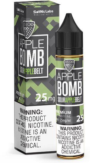 Apple Bomb by VGOD SaltNic 30ml with packaging