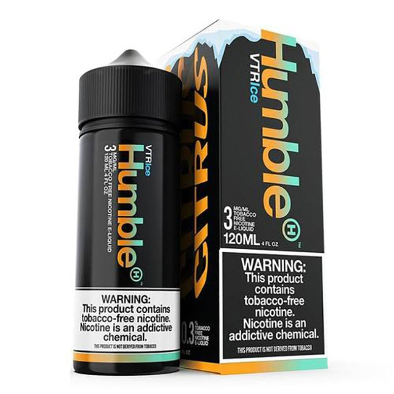VTR Ice Tobacco-Free Nicotine By Humble 120ML with packaging