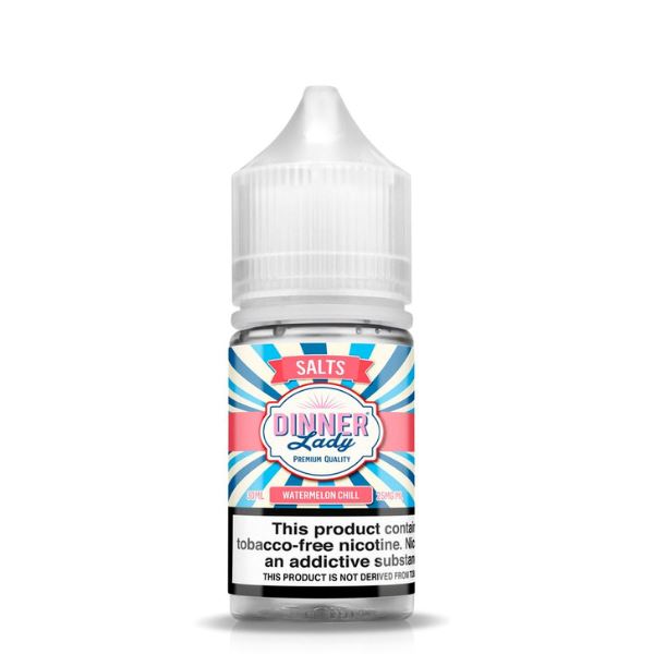 Watermelon Chill by Dinner Lady Tobacco-Free Nicotine Salt 30ml bottle