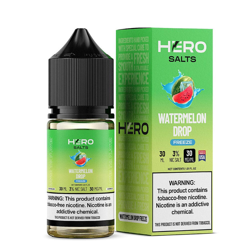 Watermelon Drop Freeze by Hero E-Liquid 30mL (Salts)