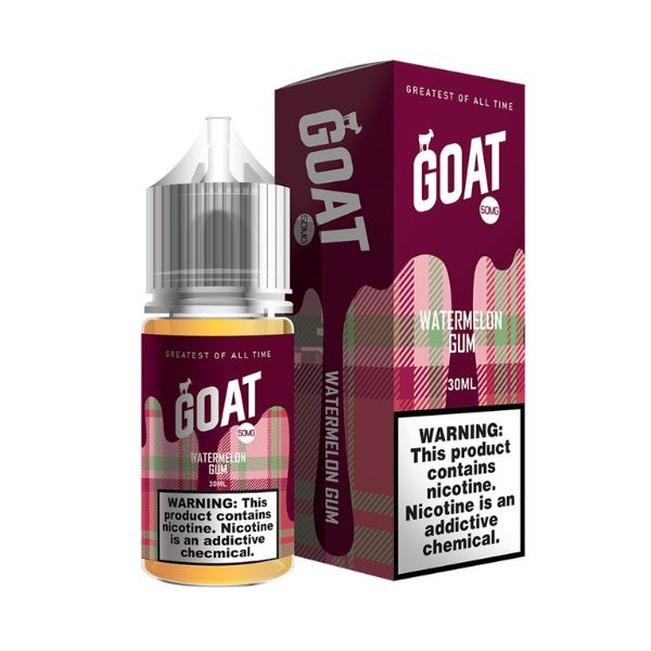 Watermelon Gum by GOAT Salts Drip More 30mL with packaging