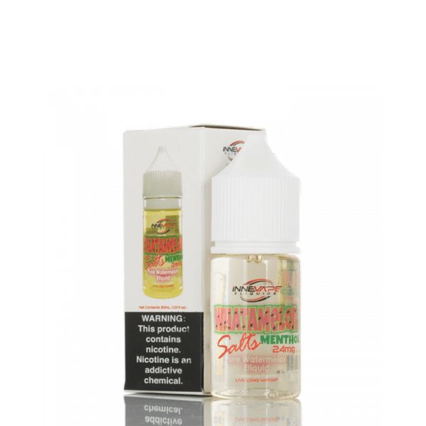 Whatamelon Menthol Salt By Innevape E-Liquid 30ml with packaging