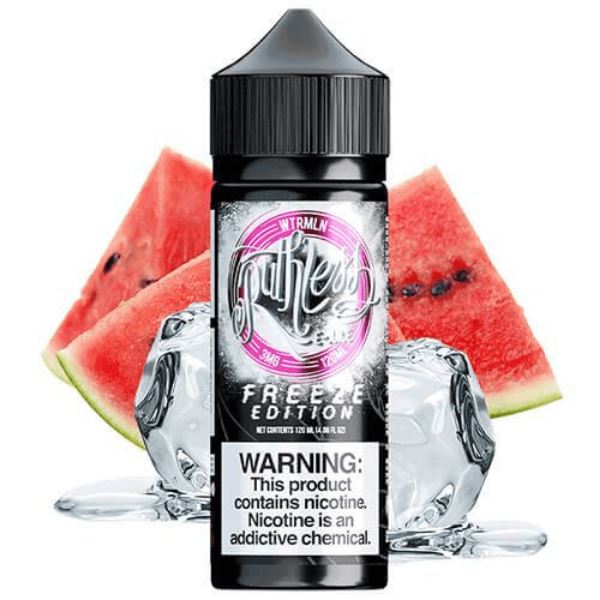 WTRMLN by Ruthless Series Freeze Edition 120ml bottle with background