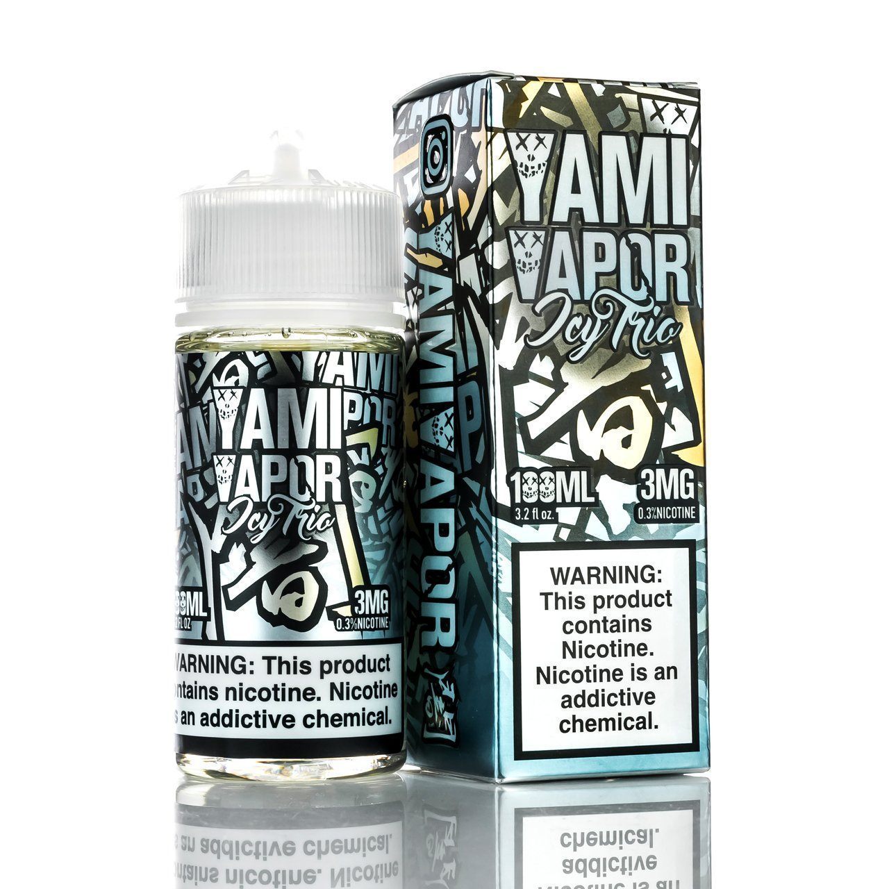 Icy Trio by Yami Vapor 100ml with packaging