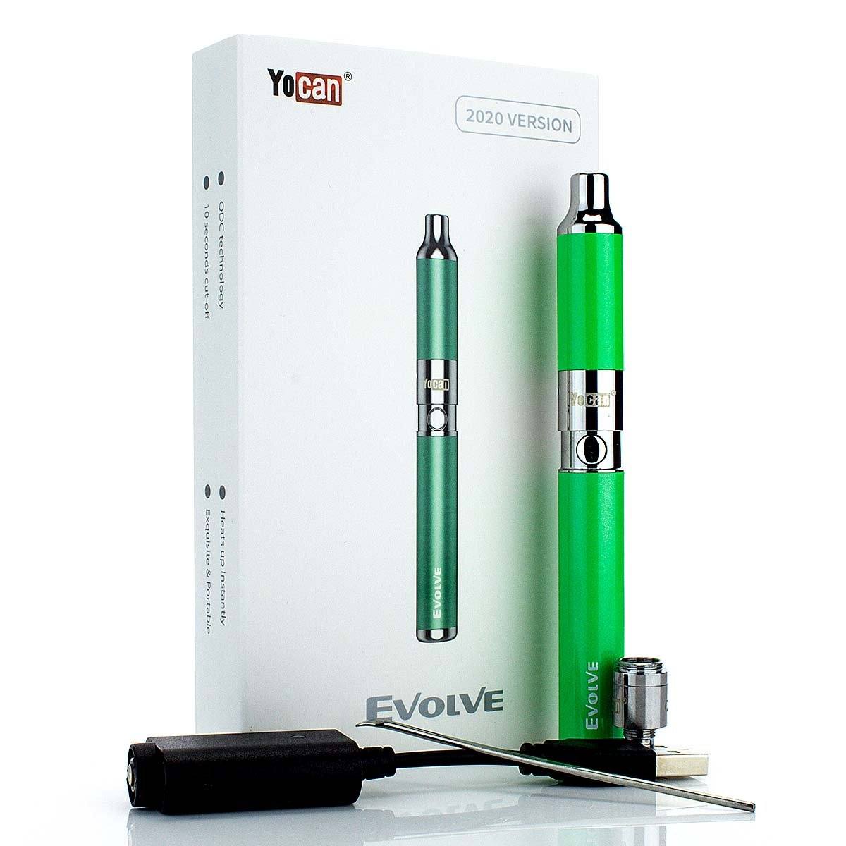 Yocan Evolve Kit | 2020 Edition azure green with packaging