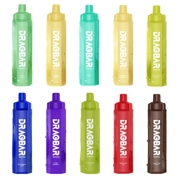 ZOVOO - DRAGBAR R6000 Disposable 6000 Puffs 18mL 0.3% Nic group photo