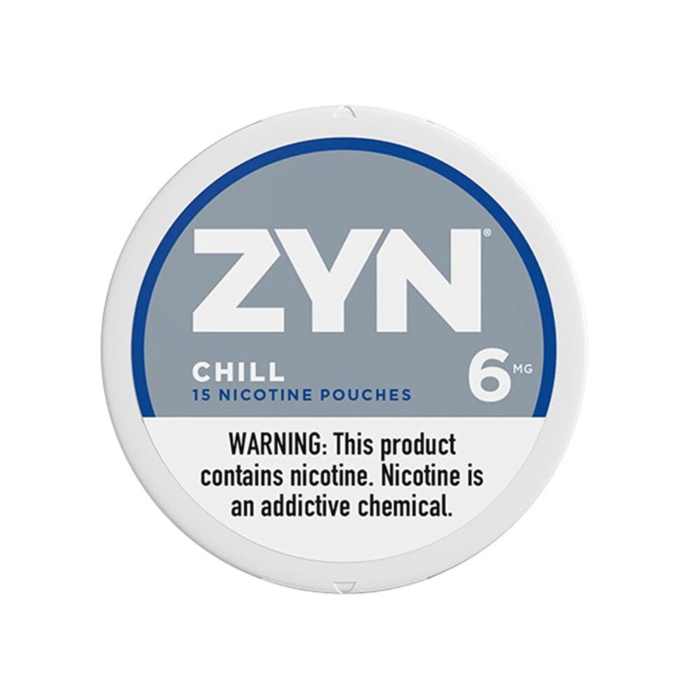 ZYN Nicotine Pouches (15ct Can)(5-Can Pack) Chill 6mg