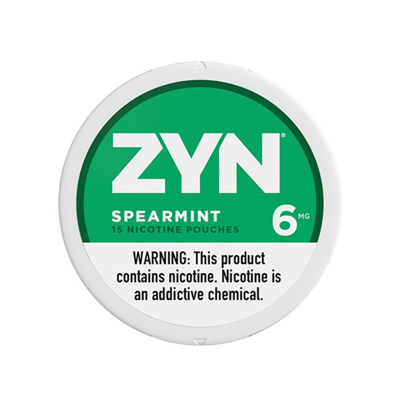 ZYN Nicotine Pouches (15ct Can)(5-Can Pack) Spearmint 6mg