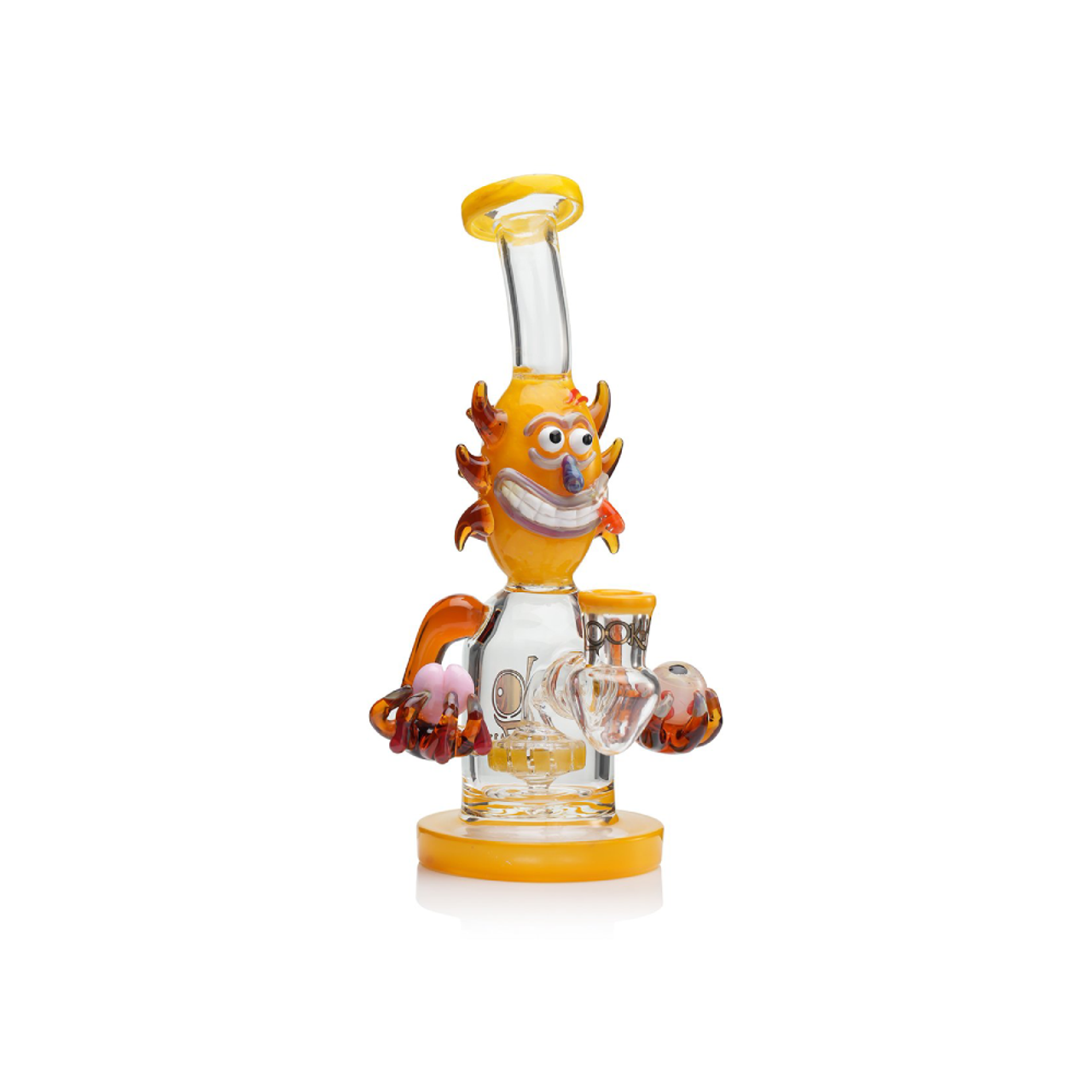 Lookah 9” Cool Percolator Alien Bong (WPC1223YL) Yellow