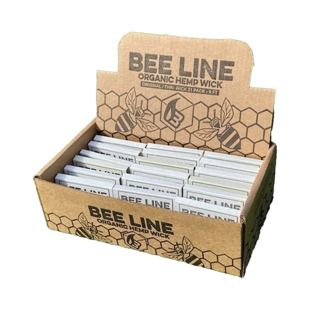 Bee Line (DSPLY 21pc)(Hemp Wick)(9ft) packaging