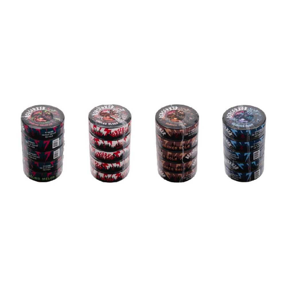 Berserker (Caffeine Pouch)(15pc Can)(5pc Display) Group Photo