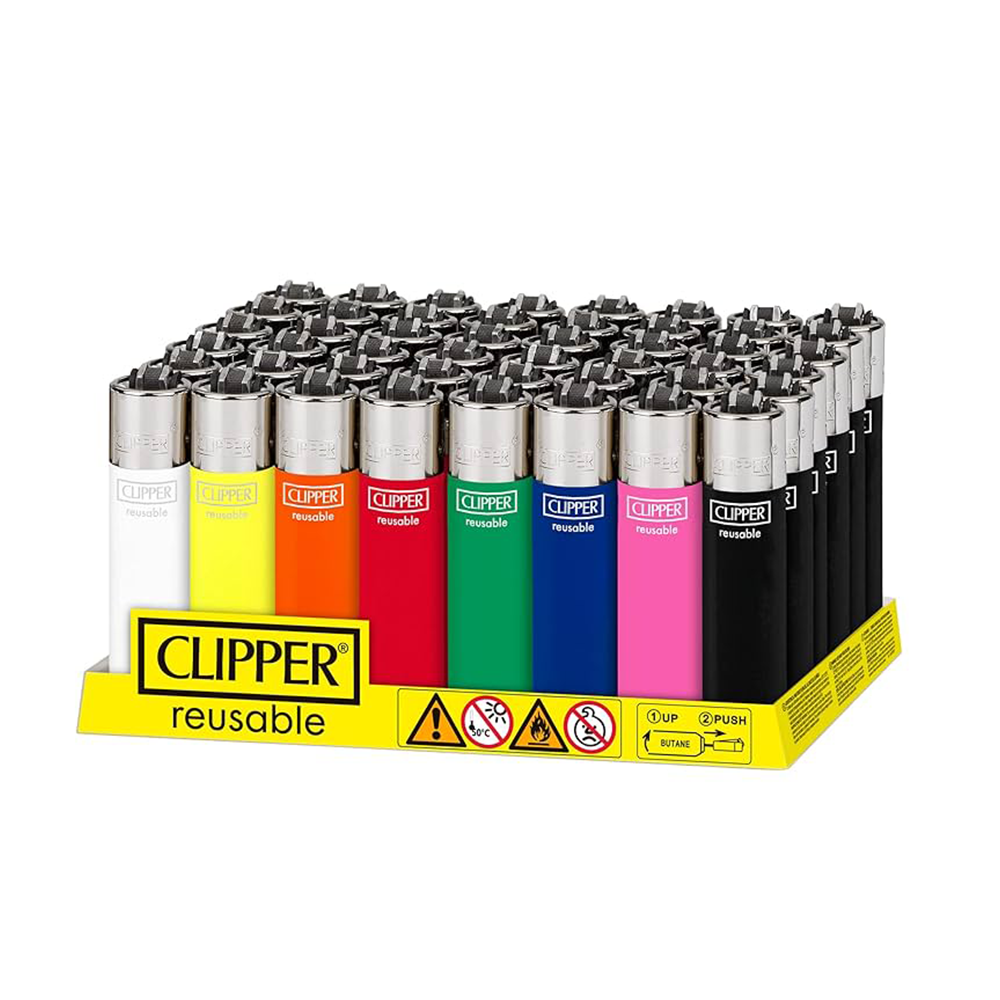 Clipper (DSPLY 48pc)(Lighter) CP11R Reusable Classic Large Value Pack