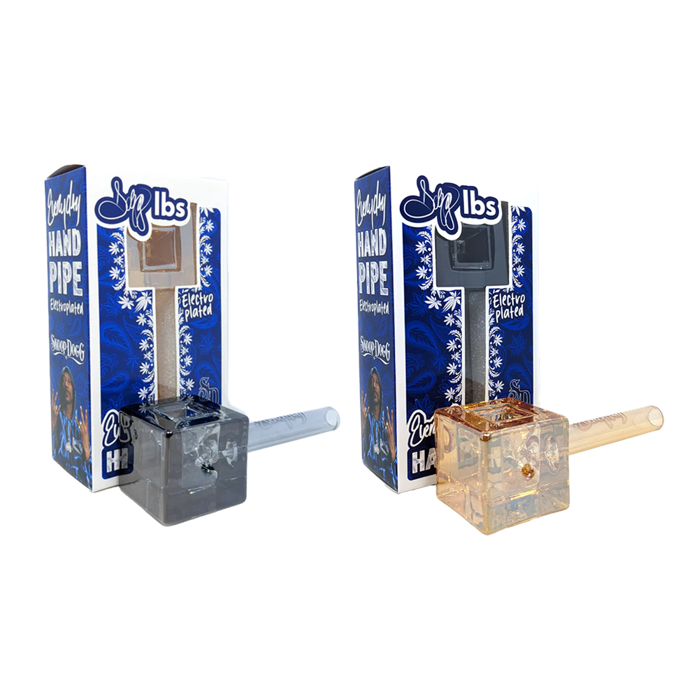 Dogg Lbs (Hand Pipe) 4" Everyday Electro Plated Cube