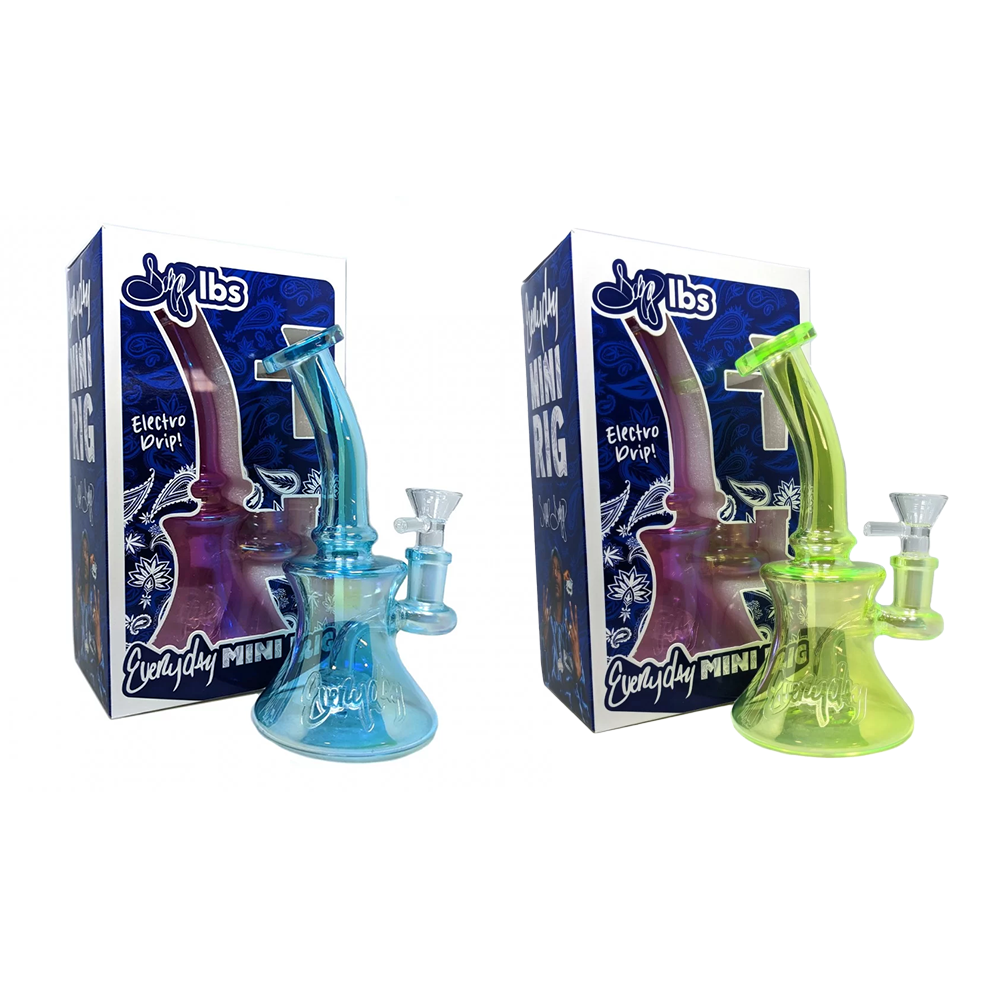 Dogg Lbs (Water Pipe) Everyday 5" Electro Plated with 14mm Bowl