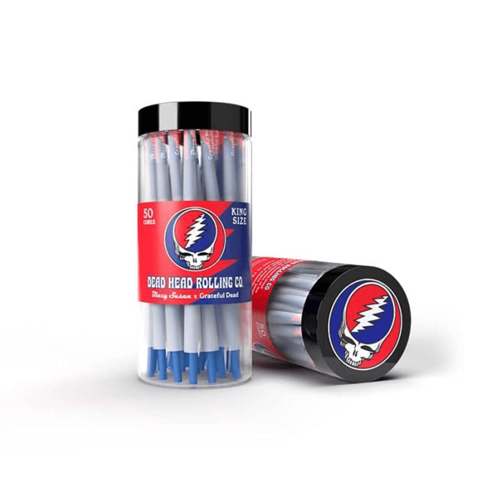 Blazy Susan Grateful Dead Cones – 50-Cone Jar | King Size
