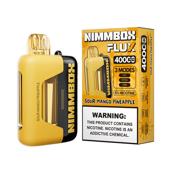 NimmBox Flux 40K Disposable sour mango pineapple with packaging